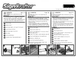 Milescraft SignCrafter 1256 Manual preview