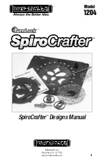 Preview for 1 page of Milescraft TurnLock SpiroCrafter 1204 Design Manual