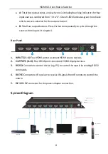 Предварительный просмотр 4 страницы Milestone pro MP-HD-44-H2 User Manual