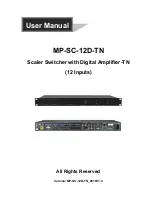 Milestone pro MP-SC-12D-TN User Manual предпросмотр