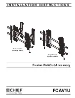 Milestone Chief FCAV1U Installation Instructions Manual preview