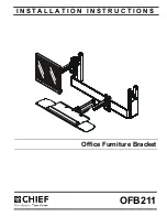 Preview for 1 page of Milestone CHIEF OFB211 Installation Instructions Manual