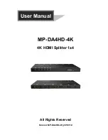 Milestone MP-DA4HD-4K User Manual preview