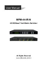 Milestone MPM-44-IR-N User Manual предпросмотр