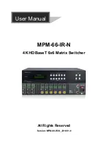 Preview for 1 page of Milestone MPM-66-IR-N User Manual