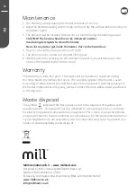 Preview for 12 page of MILL AV1000LWIFI Assembly And Instruction Manual