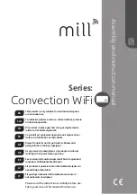 Предварительный просмотр 1 страницы MILL Convection WiFi Series Assembly And Instruction Manual