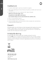 Предварительный просмотр 22 страницы MILL GL1000LWIFI3 Assembly And Instruction Manual