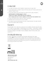 Предварительный просмотр 42 страницы MILL GL1000LWIFI3 Assembly And Instruction Manual