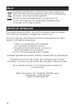 Preview for 16 page of Millarco 58.124 User Manual