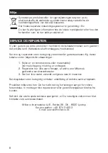 Preview for 8 page of Millarco 58.634 User Manual