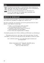 Preview for 22 page of Millarco 58.634 User Manual