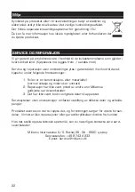 Preview for 22 page of Millarco 61.021 User Manual