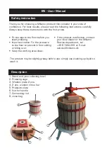 Preview for 14 page of Millarco 91.420 User Manual