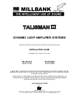 Millbank Talisman TAL/DLS1/3 Installation Manual preview