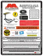 Предварительный просмотр 1 страницы Millenium M-007-SL LOCK-ON TREESTAND Instruction Manual