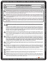 Preview for 2 page of Millenium Q200 Instruction Manual