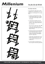 Millenium WS30 Assembly Instructions предпросмотр