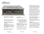 Preview for 1 page of Millennia HV-32P User Manual