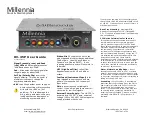 Millennia HV-35P User Manual preview