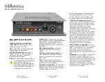 Preview for 1 page of Millennia HV32P User Manual