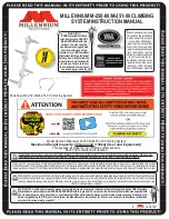 Preview for 1 page of Millennium M-250-00 Instruction Manual