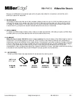 Preview for 5 page of Miller Edge RB-P-K10 Installation Instructions