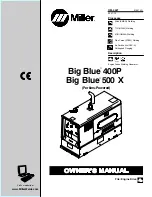 Предварительный просмотр 1 страницы Miller Electric 500 X Owner'S Manual