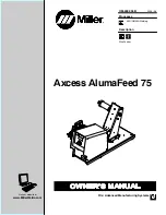 Preview for 1 page of Miller Electric 75 Owner'S Manual