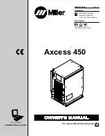 Miller Electric Axcess 450 Owner'S Manual предпросмотр