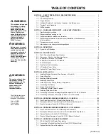 Предварительный просмотр 3 страницы Miller Electric Big 40 WG Owner'S Manual