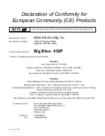 Предварительный просмотр 5 страницы Miller Electric Big Blue 302P Owner'S Manual