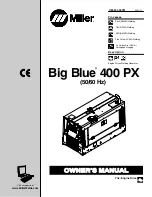 Предварительный просмотр 1 страницы Miller Electric Big Blue 400 PX Owner'S Manual