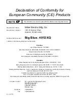 Предварительный просмотр 4 страницы Miller Electric Big Blue 401DXQ Owner'S Manual