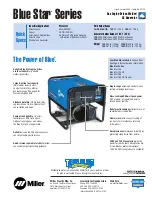 Miller Electric Blue Star 145 Specifications preview