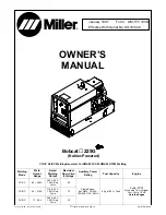 Miller Electric Bobcat 225G Owner'S Manual предпросмотр