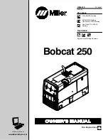 Miller Electric Bobcat 250 Owner'S Manual предпросмотр