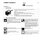 Miller Electric COOLMATE 3 Owner'S Manual preview