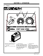 Предварительный просмотр 23 страницы Miller Electric CST 250 VRD International Owner'S Manual