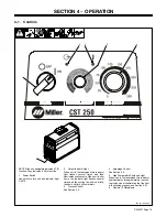 Предварительный просмотр 23 страницы Miller Electric CST 250 Owner'S Manual