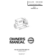 Miller Electric GENERWELD 130 Owner'S Manual предпросмотр