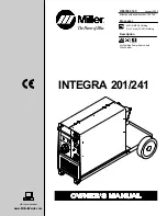 Miller Electric INTEGRA 201 Owner'S Manual предпросмотр