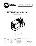 Предварительный просмотр 1 страницы Miller Electric Legend AEAD-200LE Technical Manual