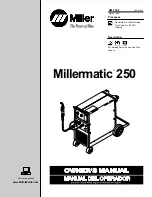 Miller Electric Millermatic 250 Owner'S Manual предпросмотр