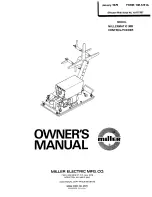 Предварительный просмотр 1 страницы Miller Electric MILLERMATIC 30B CONTROL/FEEDER Owner'S Manual