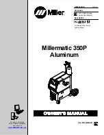 Miller Electric Millermatic 350P Owner'S Manual предпросмотр