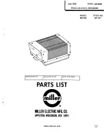 Предварительный просмотр 5 страницы Miller Electric MO-395 Owner'S Manual