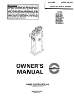 Предварительный просмотр 1 страницы Miller Electric MPS-10AFT Owner'S Manual