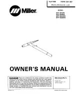 Miller Electric MTT-3512W Owner'S Manual предпросмотр