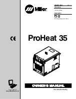 Miller Electric ProHeat 35 Owner'S Manual предпросмотр